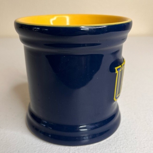 The Encore Group UCLA Bruins 3D Raised Logo Blue Gold Ceramic Coffee Cup Mug - Picture 3 of 11